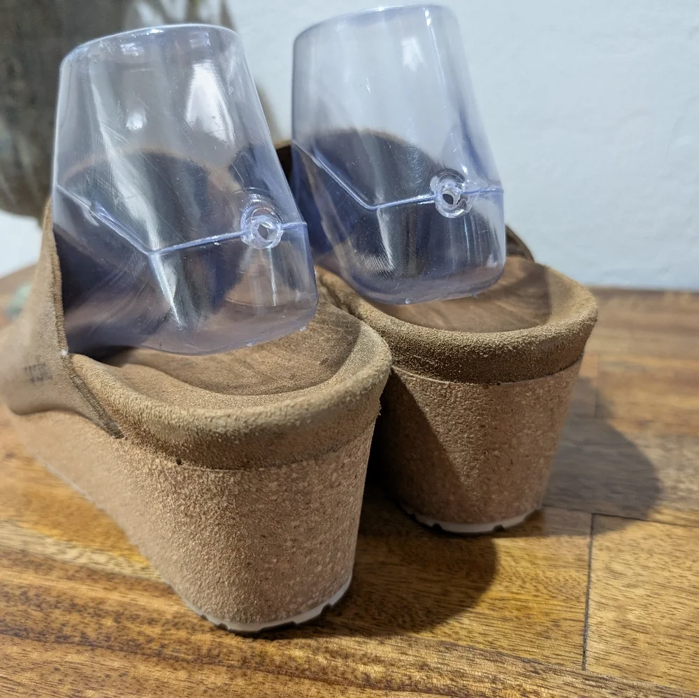 Birkenstock Women's Wedges Glenda Pecan Nb  women's size‎ 42